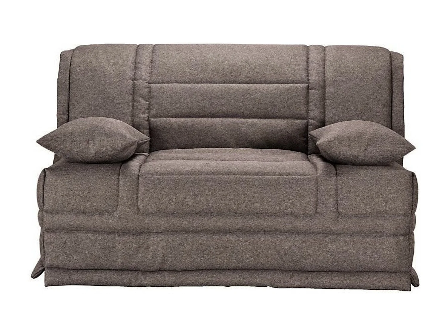 Banquette BZ tissu matelas Starconfort 15cm Pardo-Couleur Gris foncé-160x200-Coffre de rangement Avec rangement