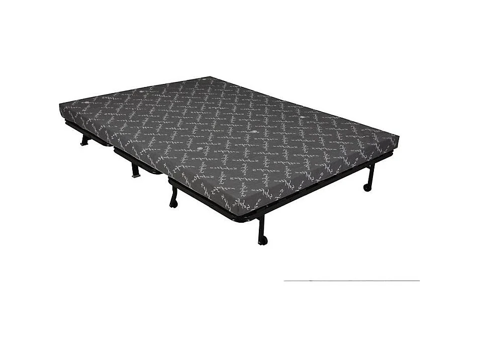 BZ zitbank Sofaconfort matrasstof 9 cm Optale 143 cm-Kleur Lichtgrijs