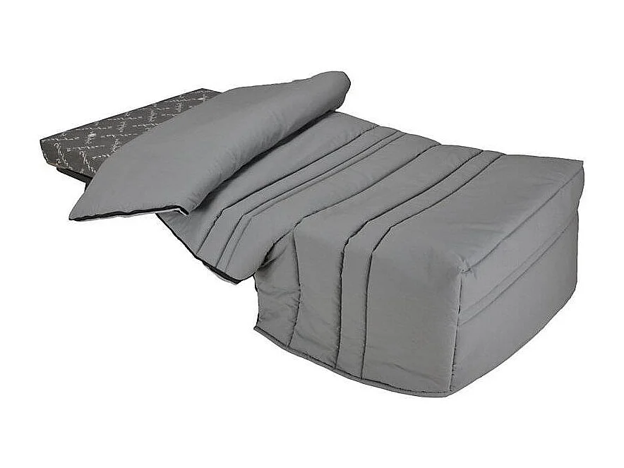 Fauteuil BZ 1 place 90x190 tissu matelas 9cm Optale-Couleur Rouge