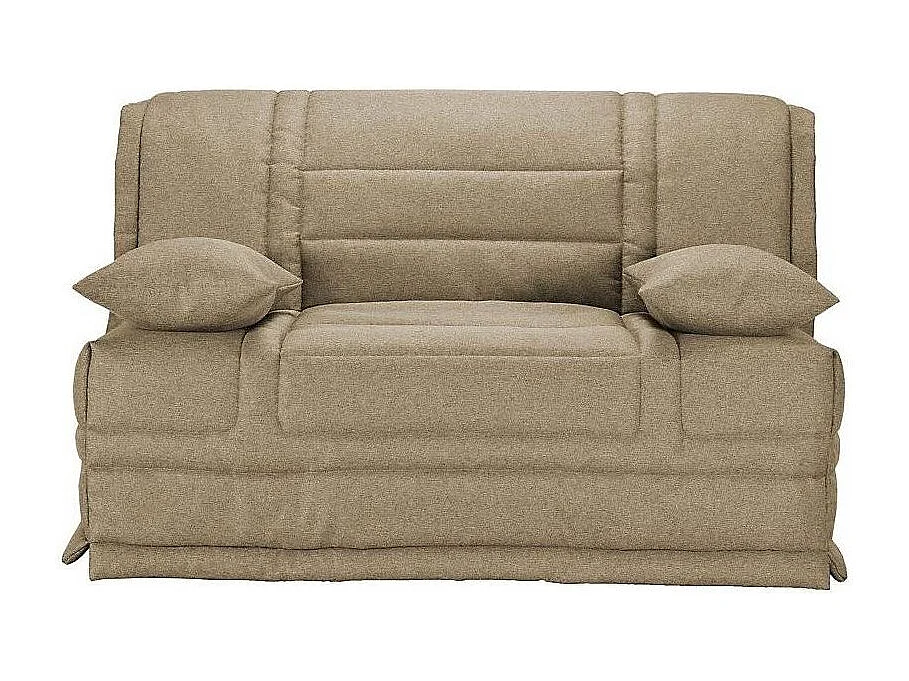 Banquette BZ tissu matelas 12cm Venus-Couleur Beige-160x200