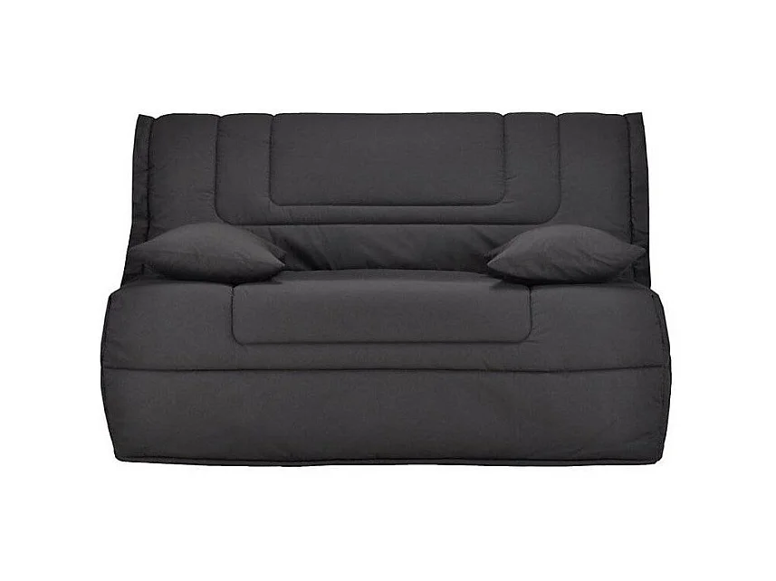 BZ zitbank Bultex matrasstof 12 cm 140x190 cm Bounty-Kleur Donkergrijs-Opslagruimte Zonder opslag