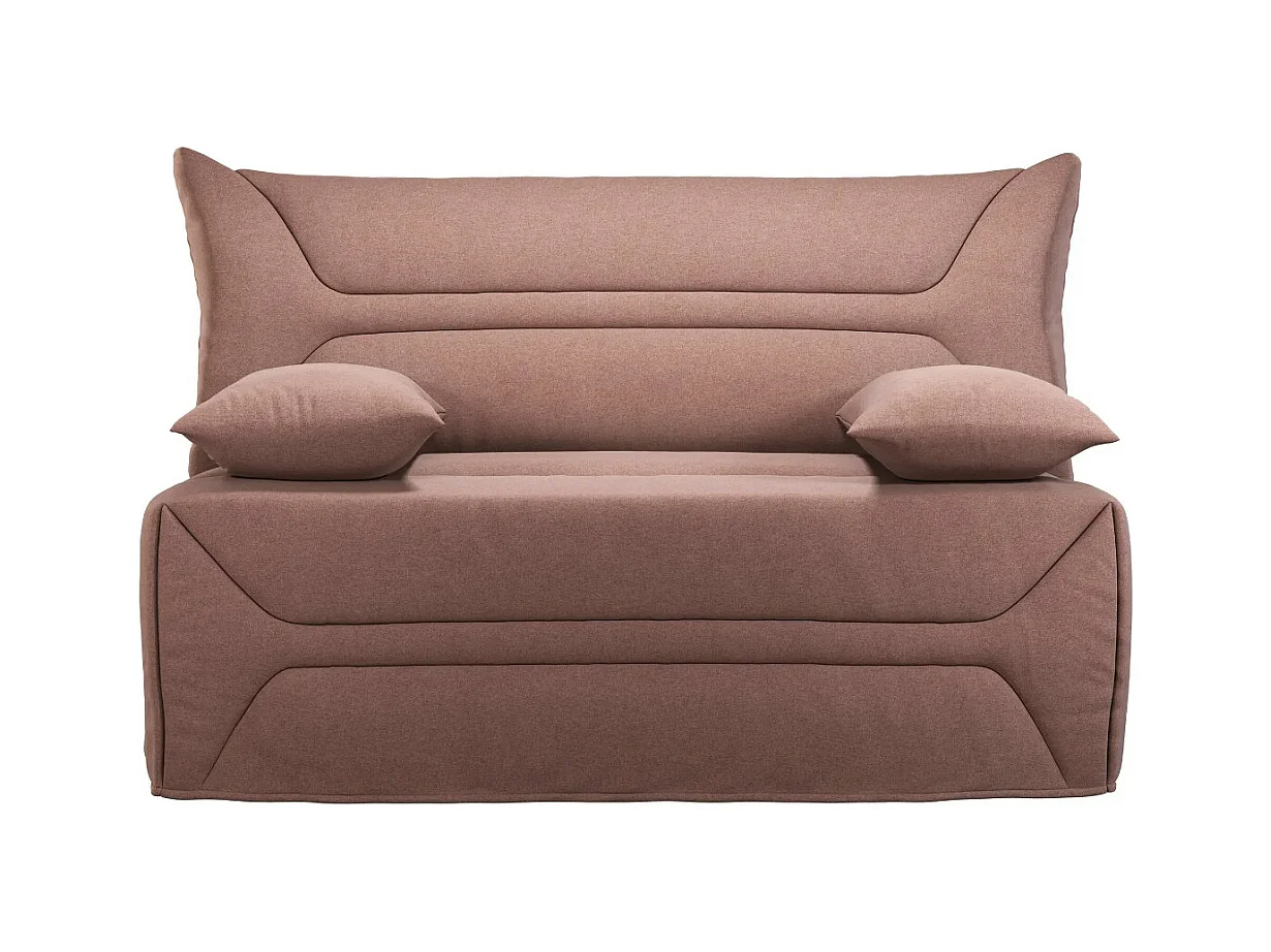 BZ bank Matrasstof 12 cm 140x190 cm Zilo-Kleur Lichtroze-Opslagruimte Met opbergruimte