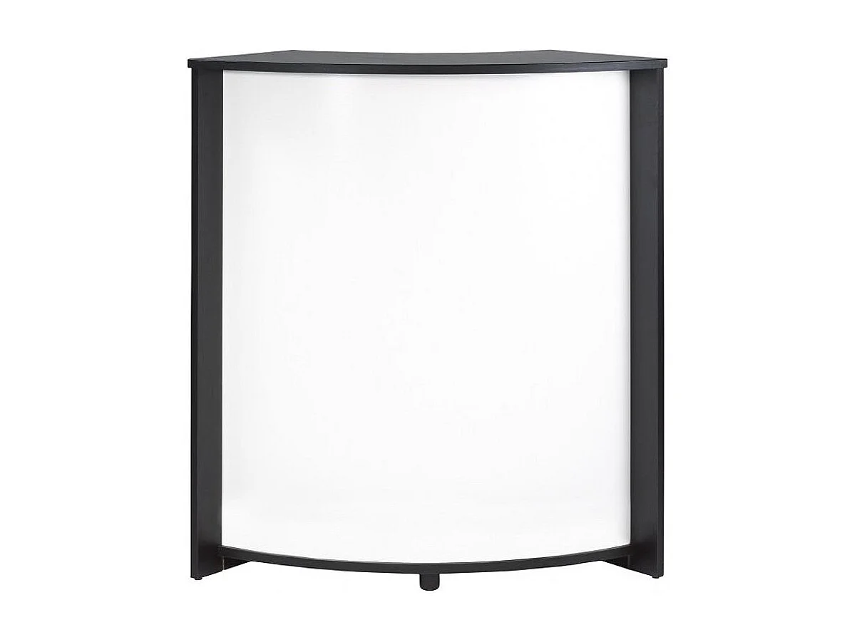 Comptoir de bar noir et blanc Snack 96cm