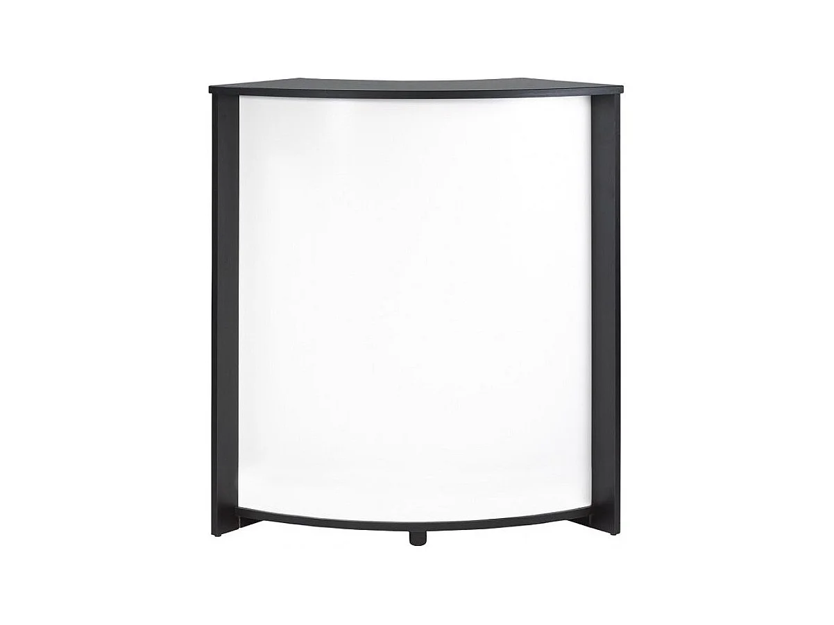 Comptoir de bar noir et blanc Snack 96cm