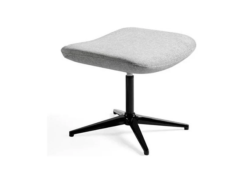 Repose-pieds pivotant tissu et pieds acier Nolany-Couleur MIRAGE 10