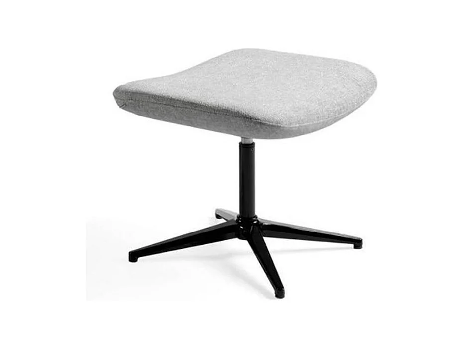 Repose-pieds pivotant tissu et pieds acier Nolany-Couleur MIRAGE 24