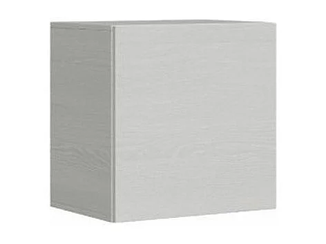 Casier murale porte battante frêne blanc Ela L60xH60xP40