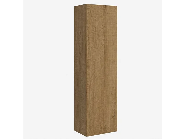 Columna de pared con puerta batiente de roble natural Ela L 60 x H 210 x P 40 cm