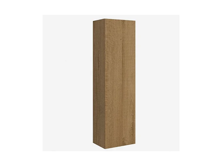Colonne murale porte battante chênes naturel Ela L60xH210xP40