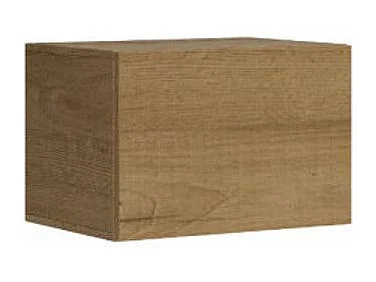 Casier murale porte battante chênes naturel Ela L60xH40xP40