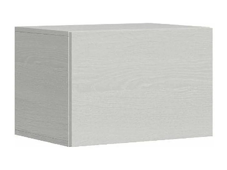 Casier murale porte battante frêne blanc Ela L60xH40xP40