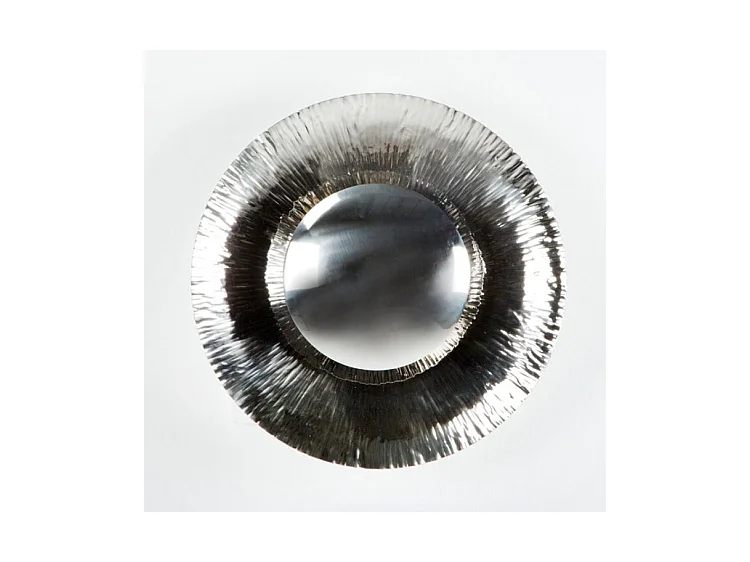 Ronde metalen wandlamp