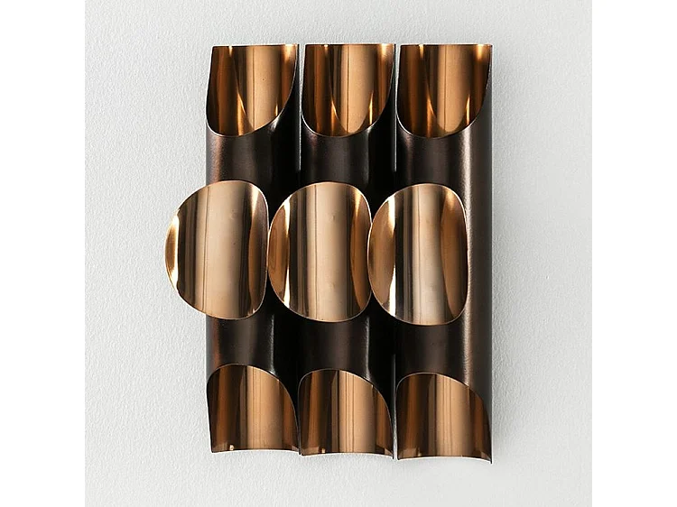 Applique murale métal cuivré Gadie