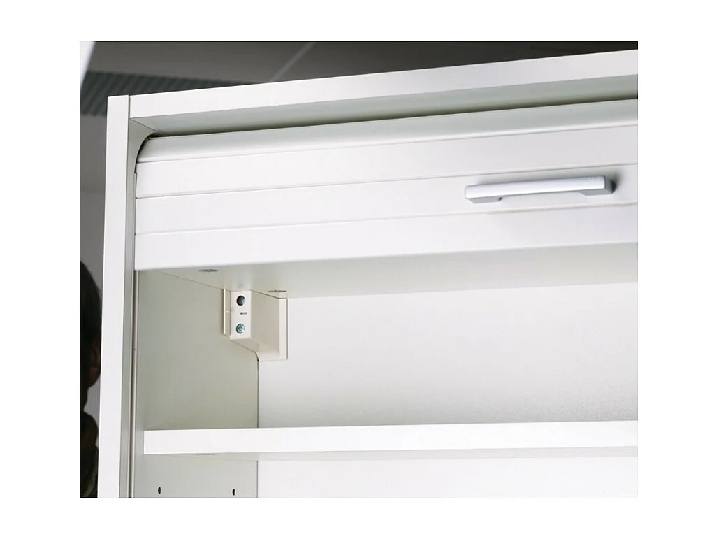 Colonne à rideau de cuisine blanc Couna L 40cm H 124cm Couna