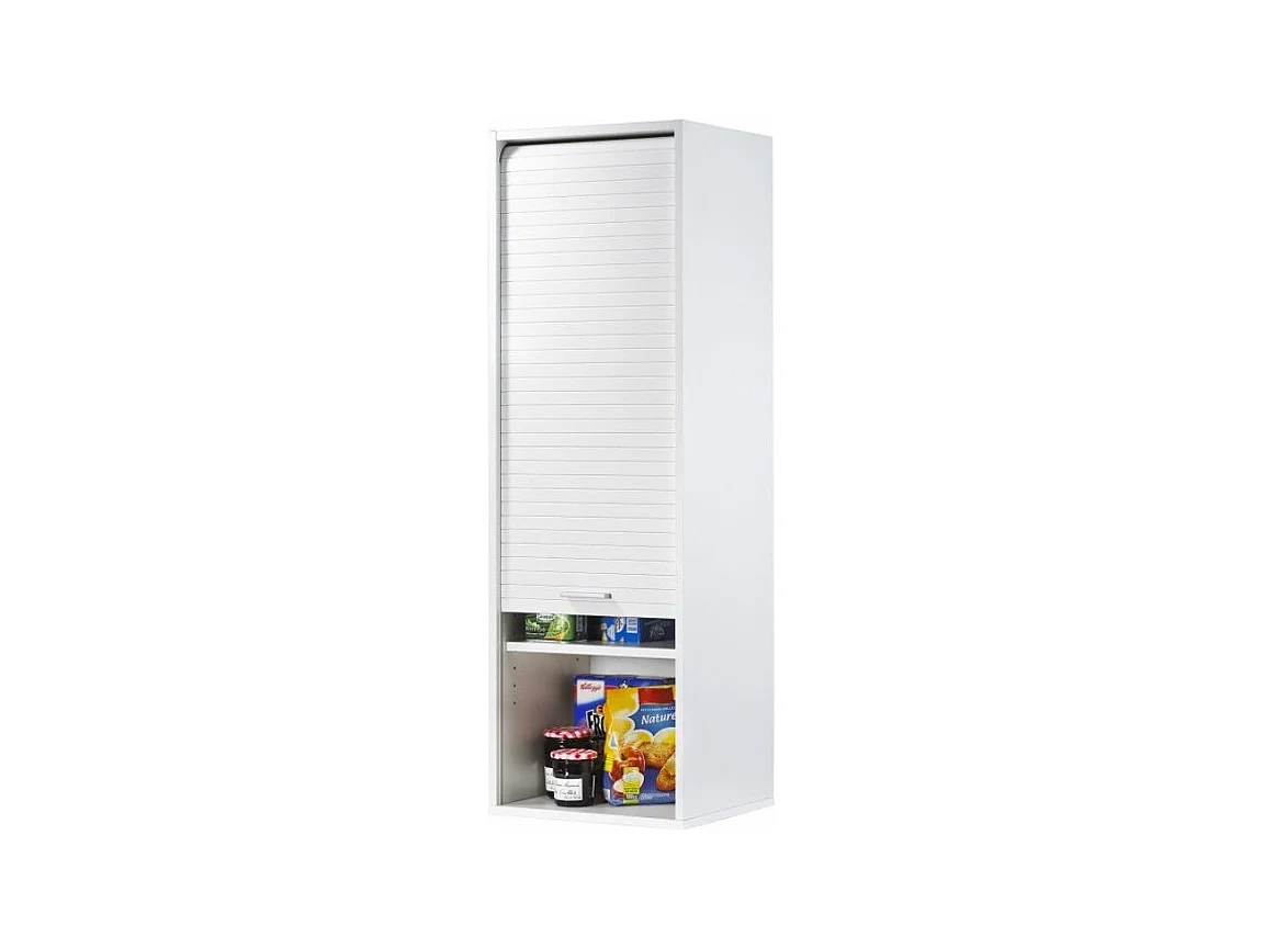 Colonne à rideau de cuisine blanc Couna L 40cm H 124cm Couna