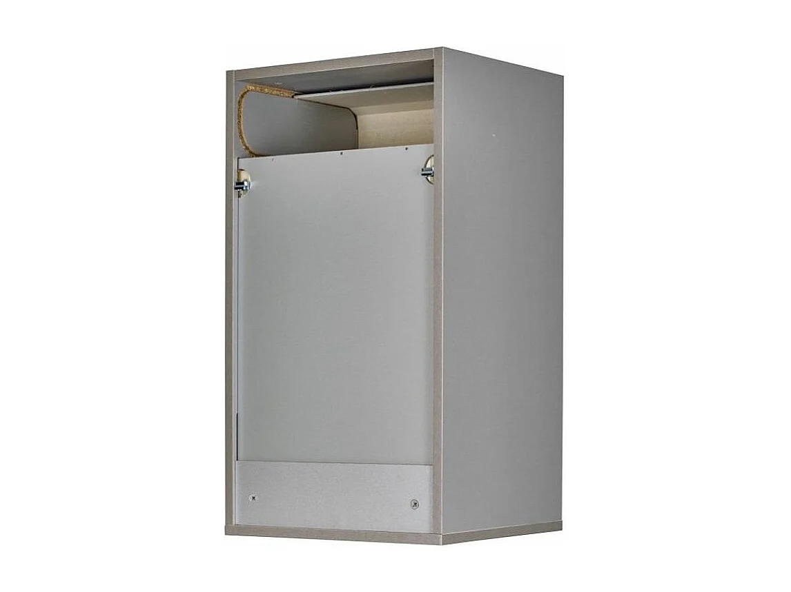 Meuble mural de cuisine gris à rideau noir Couna L 40 x H 72cm