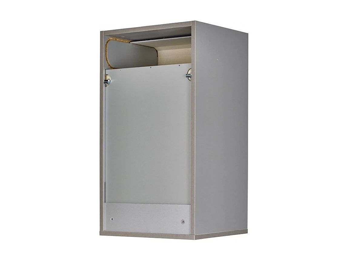 Meuble mural de cuisine blanc à rideau étoiles jaunes Couna L 40 x H 72cm