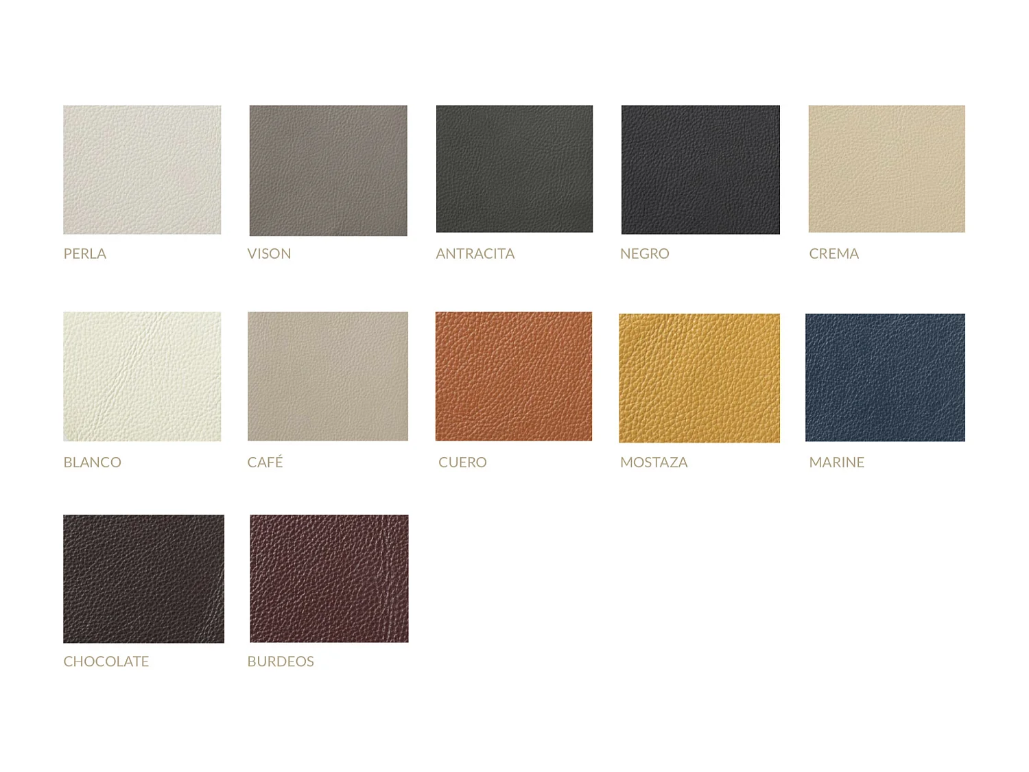 Hoogwaardige 2-zits leren bank Loma 164 cm-Kleur Nerts leer