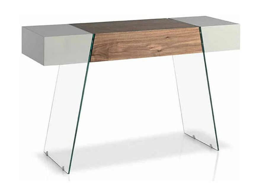 Console moderne bois noyer et laqué Roma-Couleur Forest