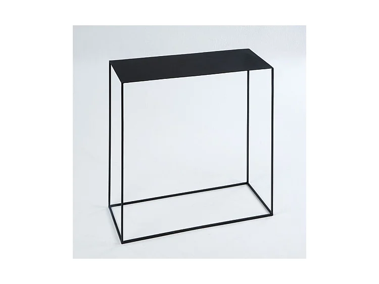 Console métal noir 84cm
