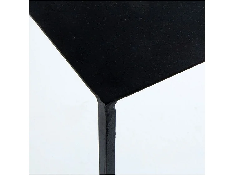 Console métal noir 84cm