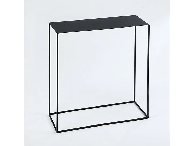 Console métal noir 75cm