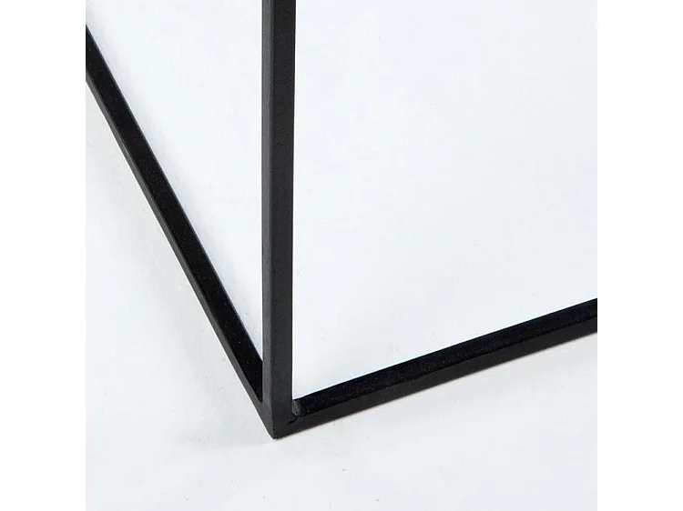 Console métal noir 75cm