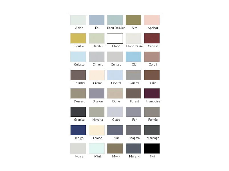 Table basse ronde plateau verre trempé et pieds bois laqué blanc Lina-Couleur Rouge