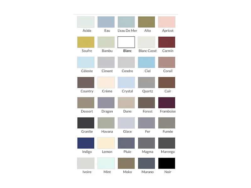 Table basse ronde plateau verre trempé et pieds bois laqué blanc Lina-Couleur Rouge