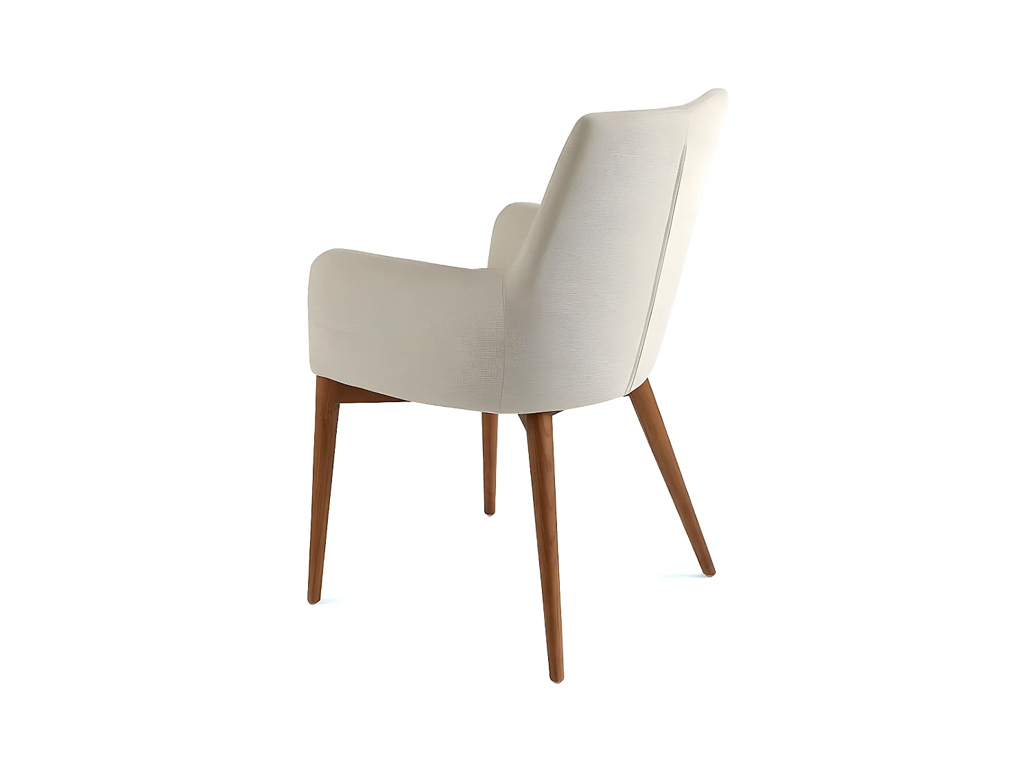 Fauteuil van notenhout en Orna-stof - Set van 2-Kleur MIRAGE 05