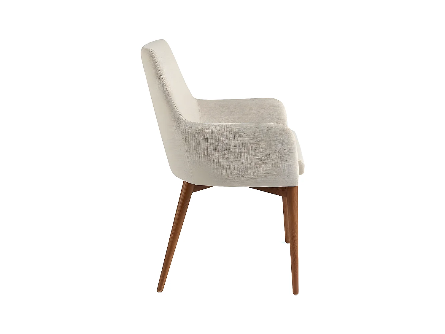 Fauteuil van notenhout en Orna-stof - Set van 2-Kleur MIRAGE 05