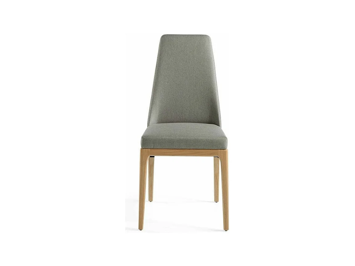 Chaise tissu et pieds chêne clair Louisa-Couleur MIRAGE 46