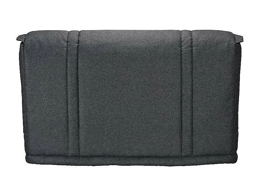 Banquette BZ tissu matelas 12cm Venus-Couleur Gris foncé-160x200