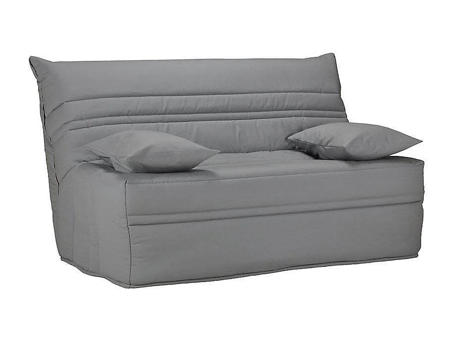 2-zits accordeon bedbank 140x190 cm grijs oranje design Optale