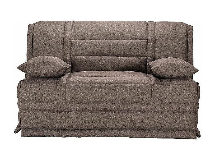 Banquette BZ tissu matelas 12cm Venus-Couleur Taupe-140x200