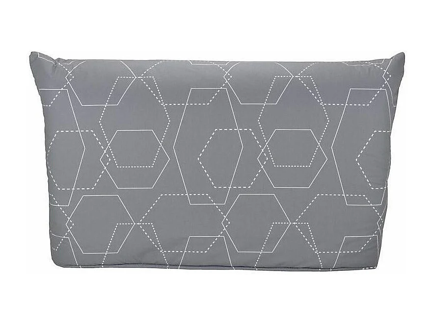 Banquette BZ gris imprimé 140x200 Matelas Starconfort 12cm Kadria