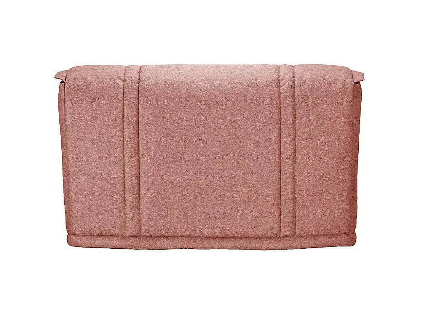 Banquette BZ tissu matelas Starconfort 15cm Pardo-Couleur Rose clair-140x200-Coffre de rangement Avec rangement