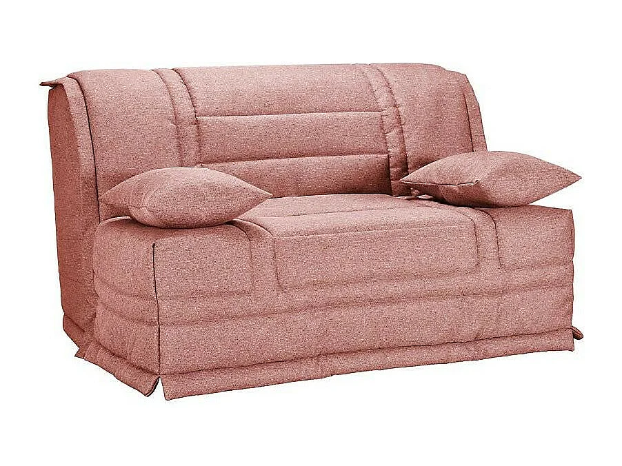 BZ zitbank Starconfort matrasstof 15 cm Pardo-Kleur Lichtroze-Slapen 140x200cm-Opslagruimte Met opbergruimte