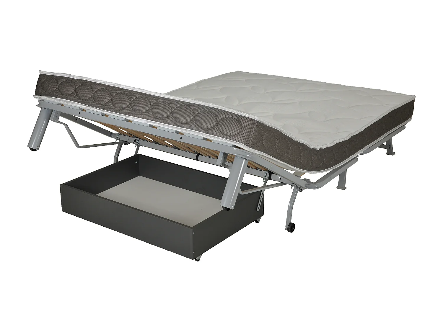 BZ bank 140x190 cm met opberger Bultex 12 cm Bounty-Kleur B925