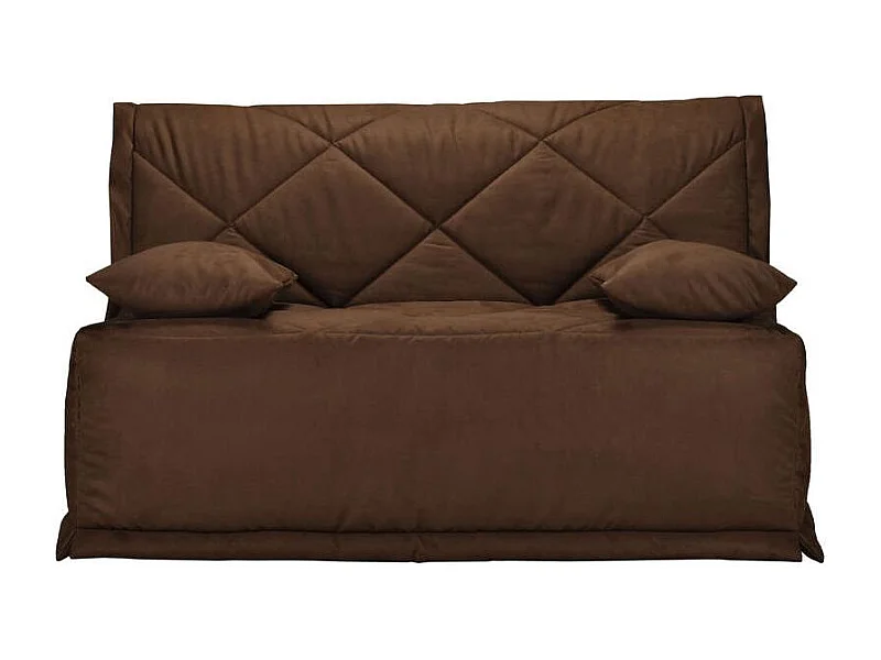 Banquette BZ microfibre matelas Bultex 15cm Master 140x200-Couleur Beige clair