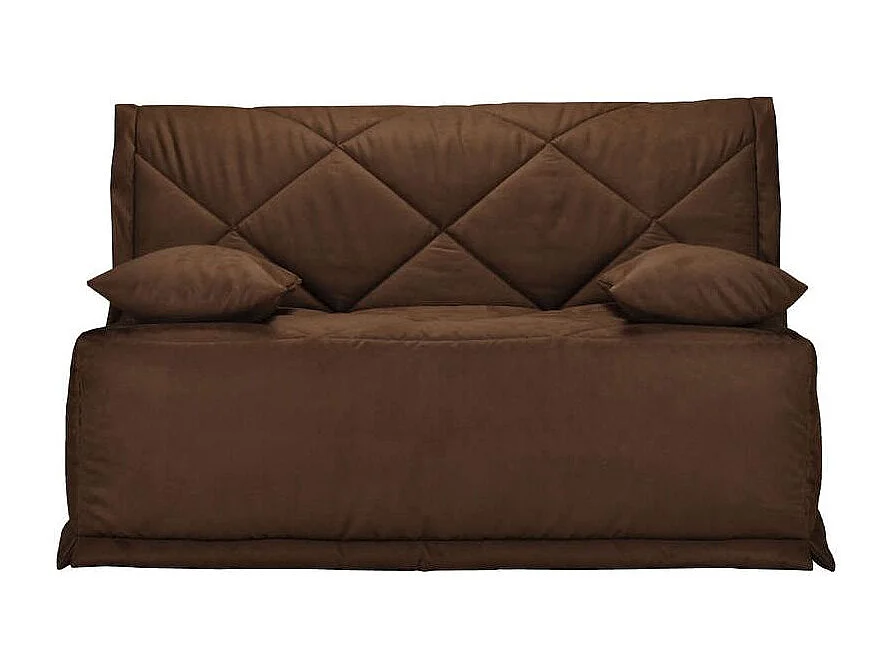 Banquette BZ microfibre matelas Bultex 15cm Master 140x200-Couleur Beige clair