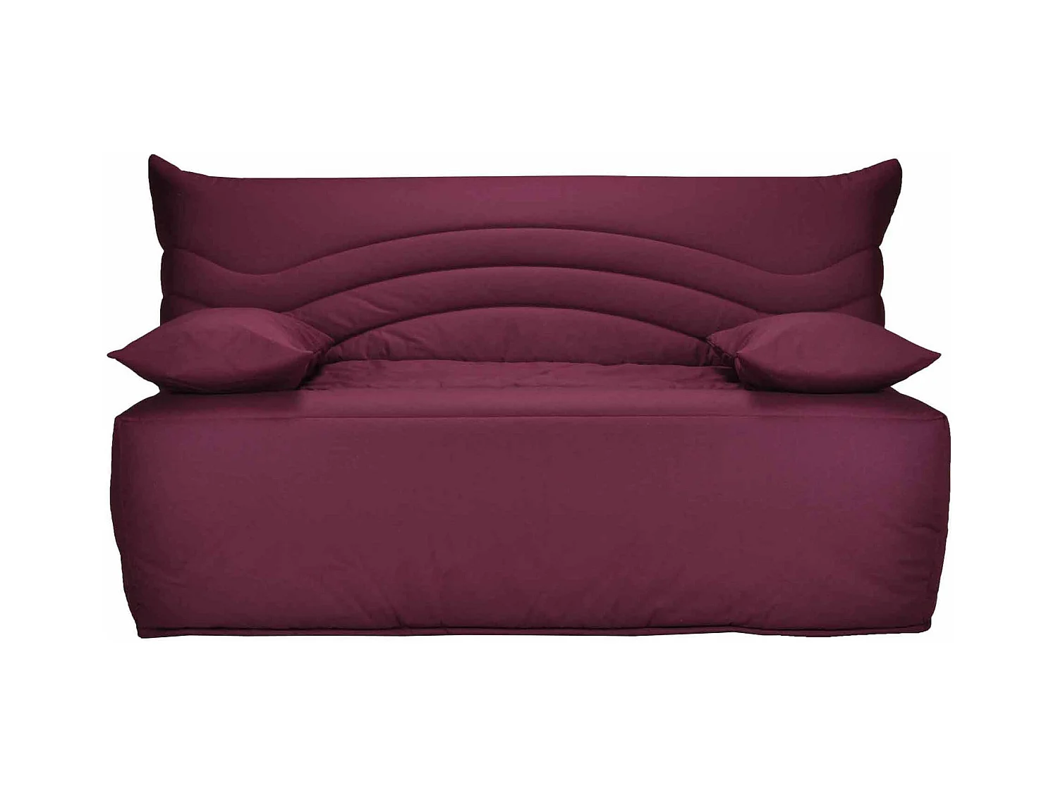 Banquette BZ microfibre 160x200 Matelas Starconfort 12cm Brioca-Couleur Marron Foncé
