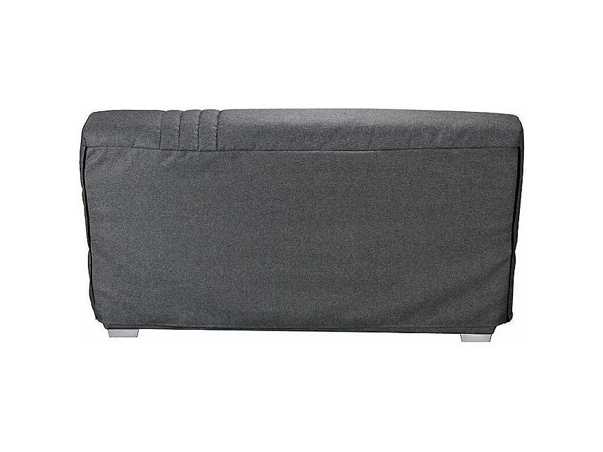 Stoffen slaapbank met Sofaconfort matrasopberger 17 cm Parko 193 cm-Kleur parel grijs