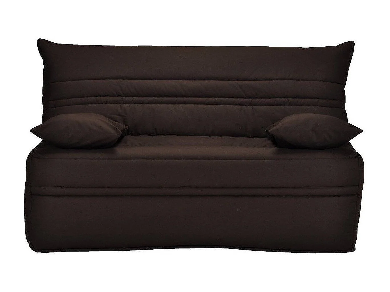 BZ zitbank Sofaconfort matrasstof 9 cm Optale 143 cm-Kleur Bruin