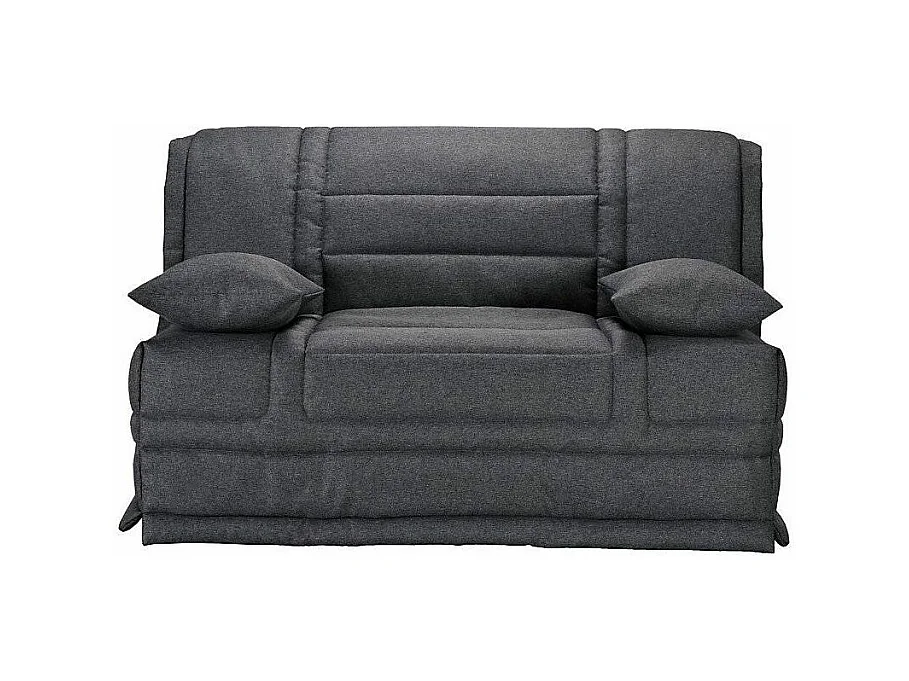 BZ zitbank Starconfort matrasstof 15 cm Pardo-Kleur Donkergrijs-Slapen 140x200cm-Opslagruimte Met opbergruimte