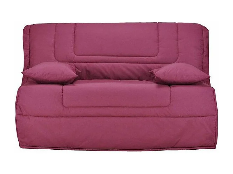 BZ zitbank Bultex matrasstof 12 cm 140x190 cm Bounty-Kleur Framboos-Opslagruimte Zonder opslag