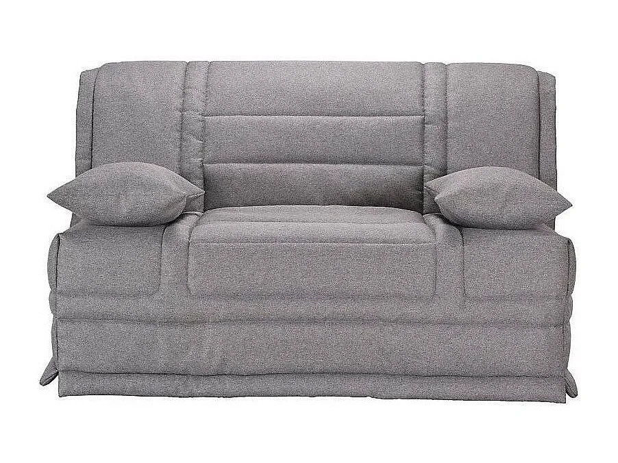 Banquette BZ tissu matelas Starconfort 15cm Pardo-Couleur Gris-140x200