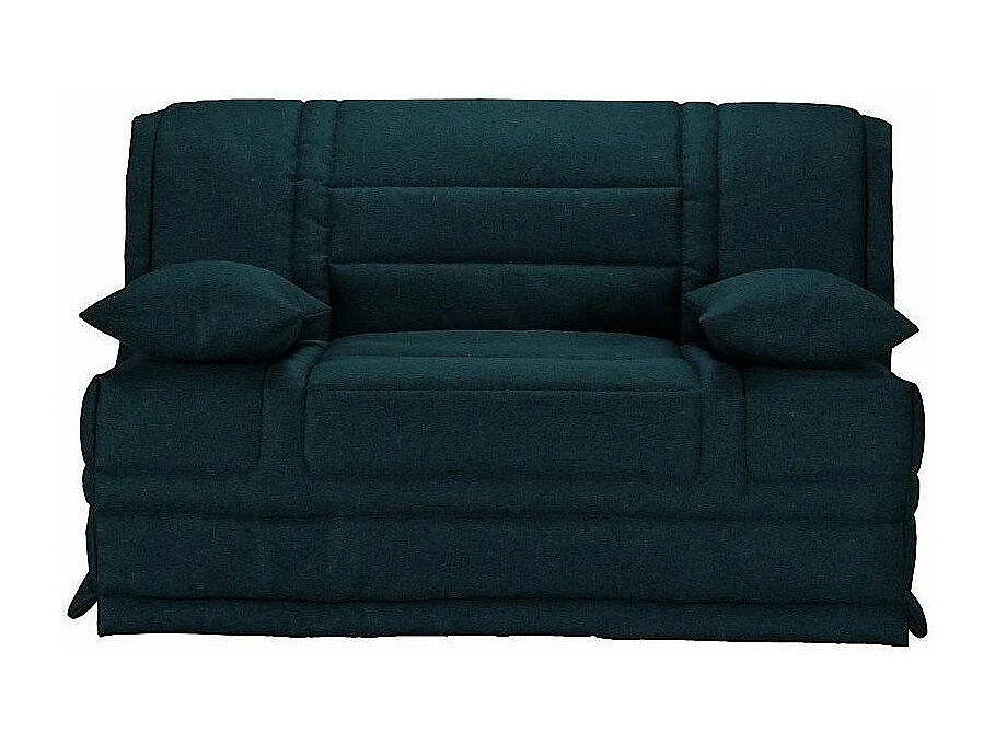 Banquette BZ tissu matelas Starconfort 15cm Pardo-Couleur Bleu foncé-160x200-Coffre de rangement Avec rangement