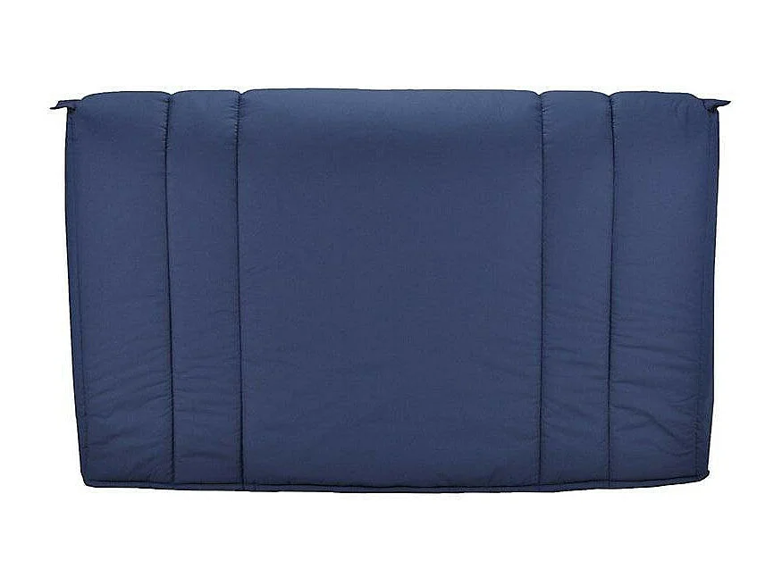 Banquette BZ tissu matelas Bultex 12cm 140x190 Bounty-Couleur Bleu nuit-Coffre de rangement Avec rangement
