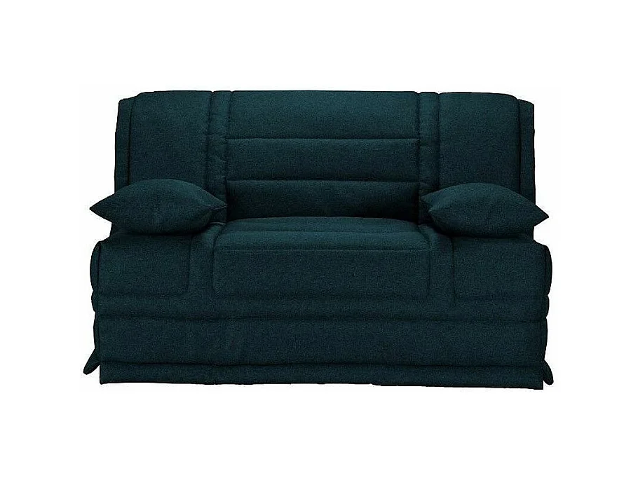 Banquette BZ tissu matelas Starconfort 15cm Pardo-Couleur Bleu foncé-140x200